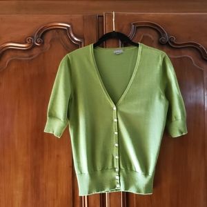 Ann Taylor Knit Top with Button Detail